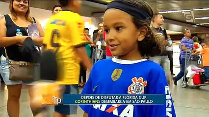 Timão desembarca em São Paulo após disputa da Copa Flórida