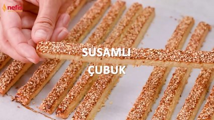 Bildiğiniz Tüm Tuzluları Unutun  Az Malzemeyle Kıyır Kıyır Susamlı Çubuk Tarifi