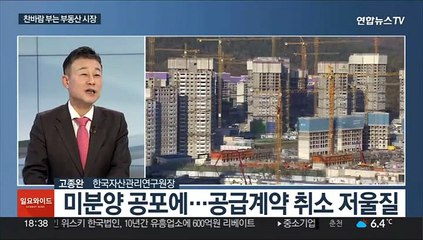 [일요와이드] 분양에도 '찬바람'…끝모를 부동산 시장 침체