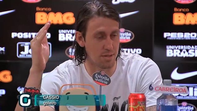 Confira entrevista coletiva com o goleiro Cássio