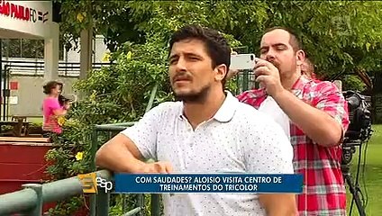 Aloisio visita centro de treinamentos do São Paulo