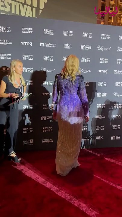 يسرا بدرجات الموف وسيرين عبد النور وليلى علوي بالأسود