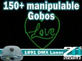 1891 DMX Pro Laser 4 Green Animation Laser with Texts and ae