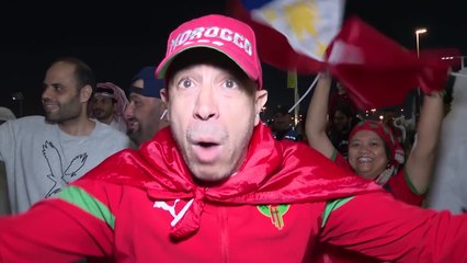 Afición de Marruecos en Qatar