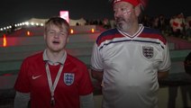 Fans leaving Al Bayt stadium react to England's World Cup exit