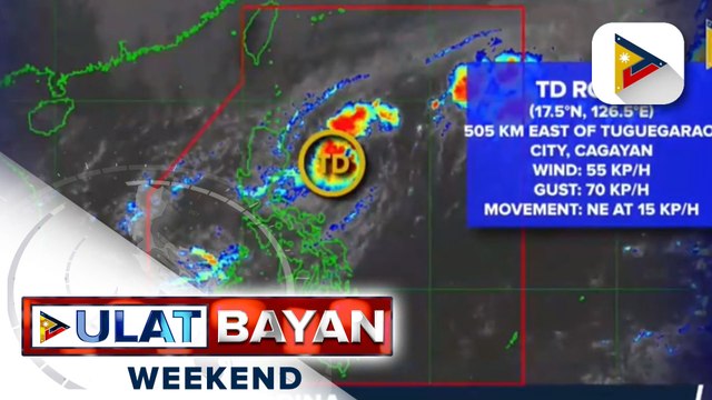 Bagyong #RosalPH, bahagyang lumakas