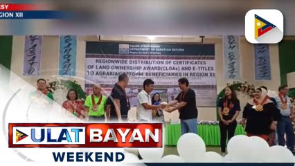 DAR, namahagi ng 3,524 CLOA sa mga magsasaka sa Soccsksargen