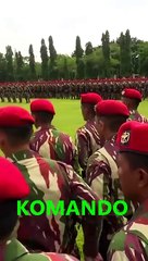 Yel - yel  kopassus depan presiden