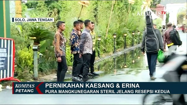 Jelang Resepsi Sesi Kedua Kaesang-Erina, Kondisi Pura Mangkunegaran Sudah Steril!