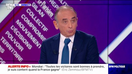 Pull arc-en-ciel porté par la ministre des Sports au Qatar: Éric Zemmour "ne voit pas le rapport avec le foot"