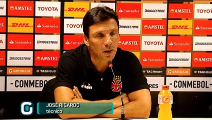 Coletiva do técnico Zé Ricardo após derrota do Vasco