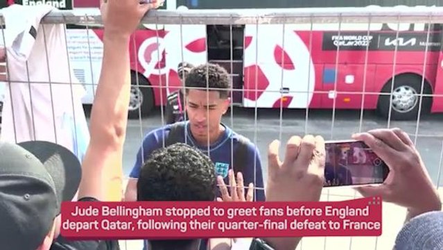 'Stick with us' - Bellingham's message to England fans