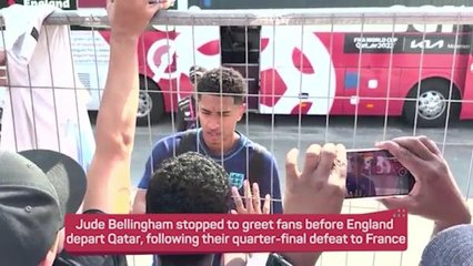 'Stick with us' - Bellingham's message to England fans