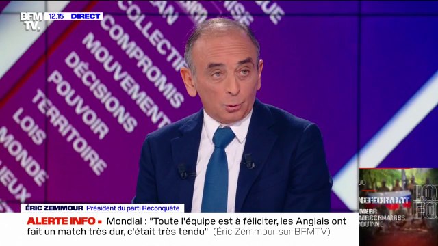 Cette Coupe du monde se passe très bien : Éric Zemmour évoque des polémiques désuètes sur le Mondial au Qatar