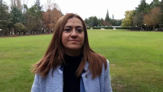 La delegada del Gobierno, Virginia Barcones, explica los proyectos impulsados en Castilla y León.