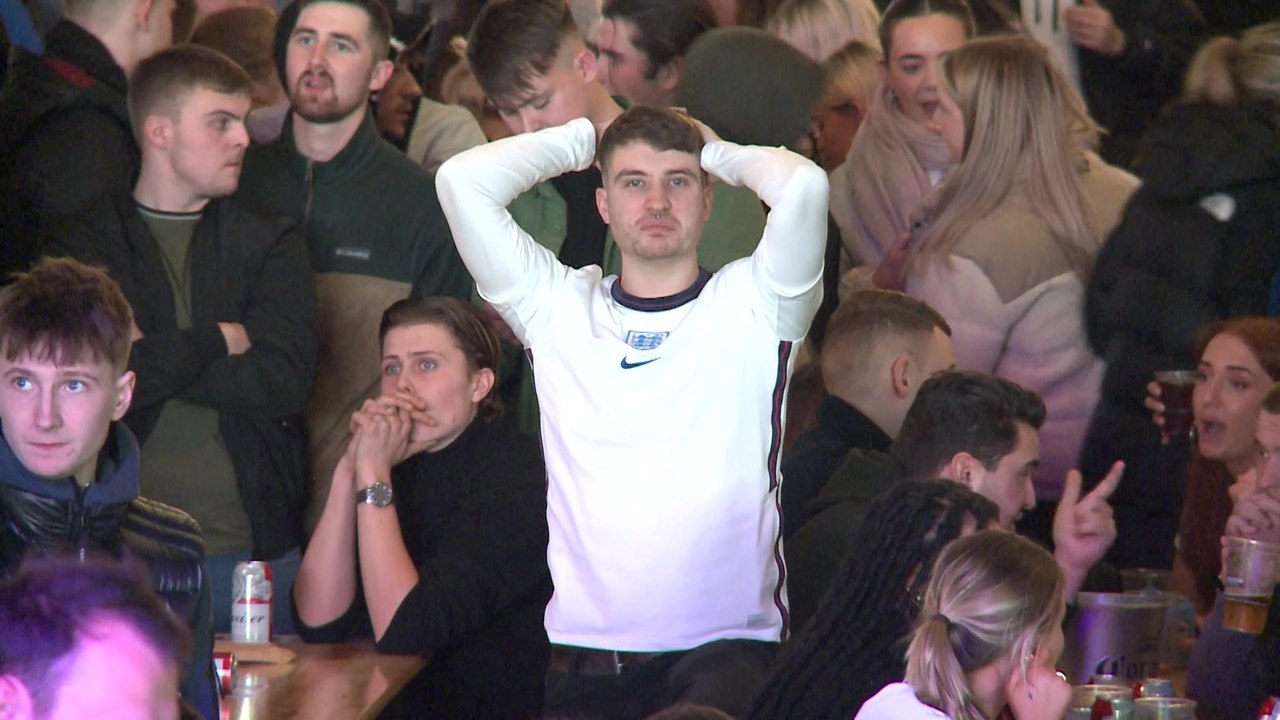 England fans gutted at World Cup exit