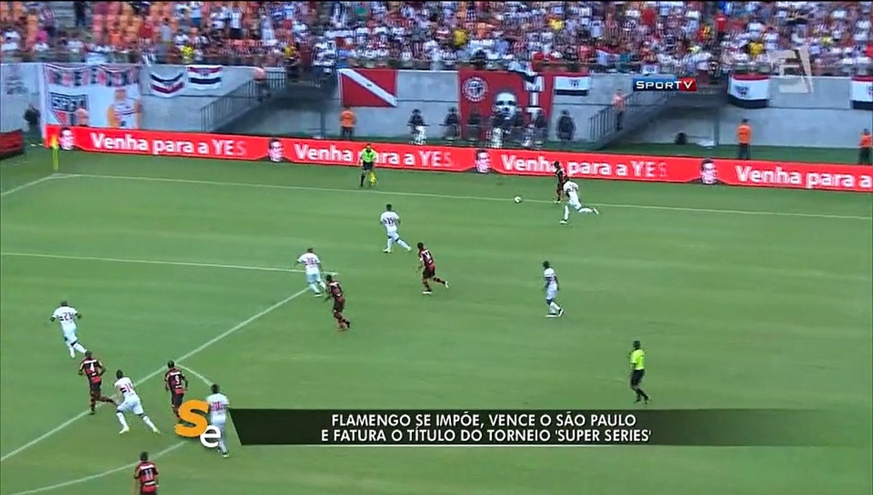 Flamengo vence São Paulo por 1 a 0 e vence Torneio Super Series