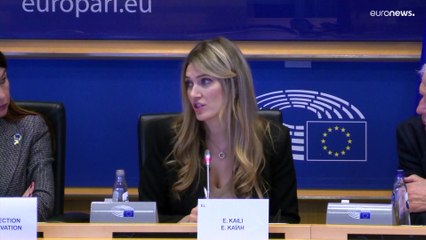 Imputada una vicepresidenta de la Eurocámara y otros tres en el caso de corrupción ligado a Catar