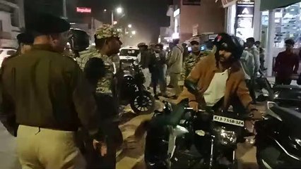 पुलिस ने पिपराली रोड पर चलाया सर्च अभियान