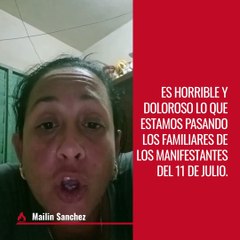 Mailín Sanchez, esposa de Yasmani Rosell actualiza la situación del preso político