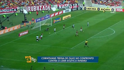 Corinthians treina de olho no confronto contra o líder Atlético Mineiro