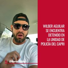 Wilber Aguilar Bravo se encuentra detenido en la unidad de policía del Capri en el día internacional de los derechos humanos.
