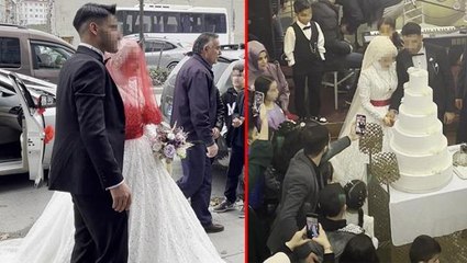 15 yaşındaki kızın düğününü polis bastı! Aileler ekiplere saldırdı