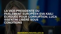 Le vice-président du Parlement européen Eva Kaili a emprisonné pour corruption, Luca Visentini libér
