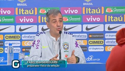 Preparador da Seleção Brasileira diz que evolução de Neymar é muito boa