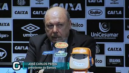 Santos veja como foi a coletiva com o presidente José Carlos Peres