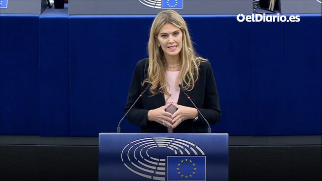 Intervención de la eurodiputada del PASOK Eva Kaili en el debate sobre Qatar en el Parlamento Europeo, el 21 de noviembre de 2022