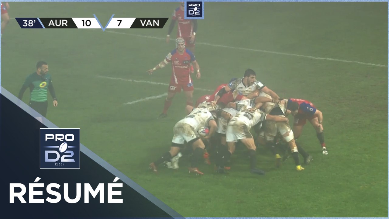 PRO D2 - Résumé Stade Aurillacois-RC Vannes: 30-19 - J14 - Saison 2022/2023