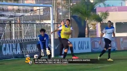 Corinthians entra em campo contra o Goiás pelo Brasileiro