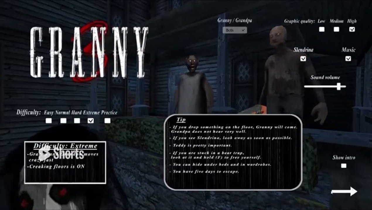 Granny Chapter 3 escape Full Gameplay Extreme Mod Thriller Horror