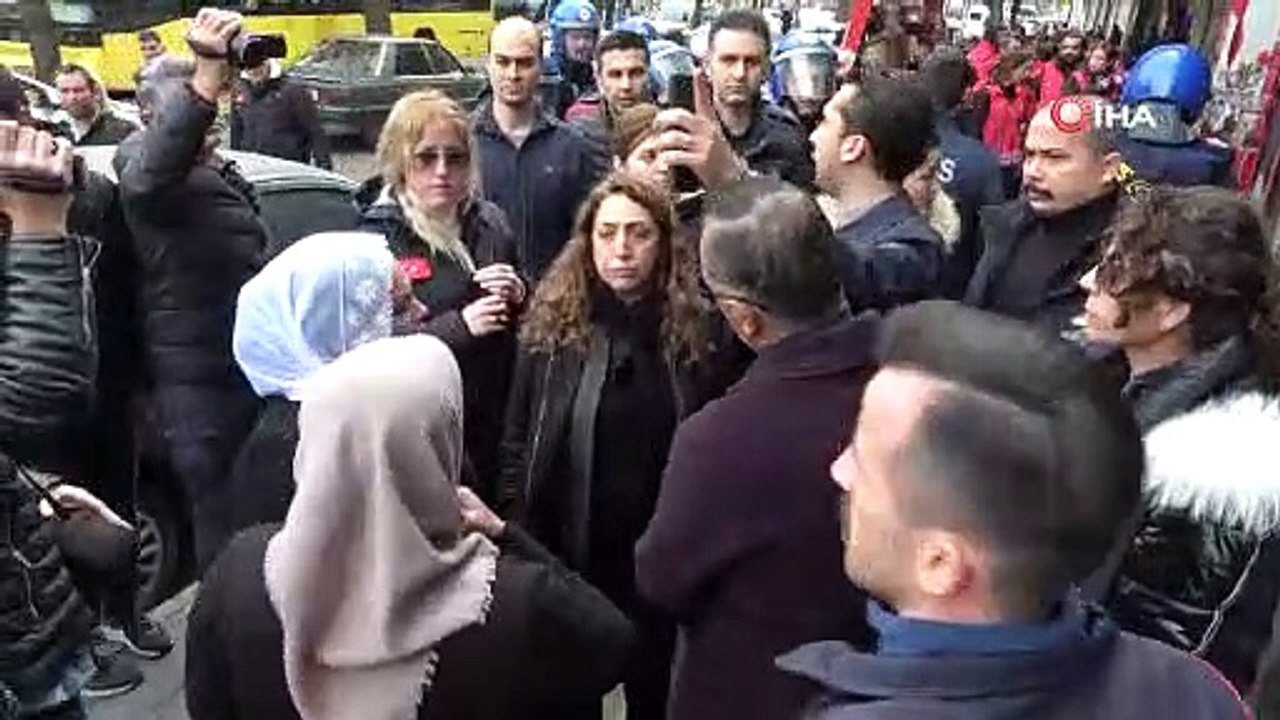 Teröriste terörist diyemeyen, Öcalan için sokağa çıkan HDP'li vekilden polise tehdit