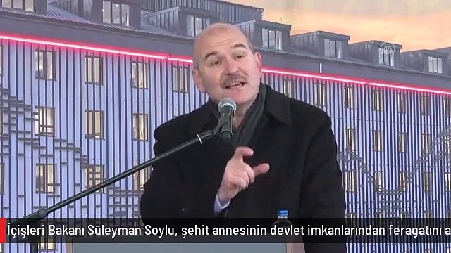 İçişleri Bakanı Süleyman Soylu, şehit annesinin devlet imkanlarından feragatını anlattı
