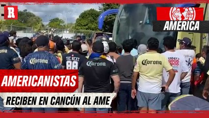 AMERICANISTAS esperan FUERA DEL ESTADIO en CANCÚN