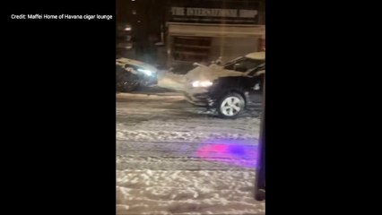 Cars have been getting stuck in Grosvenor Road