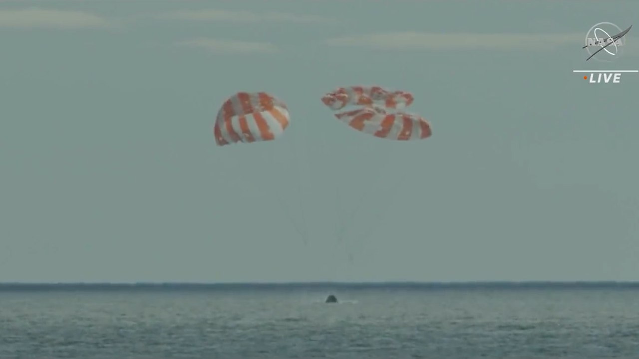 Orion, tuffo nel Pacifico. Missione compiuta per Artemis 1