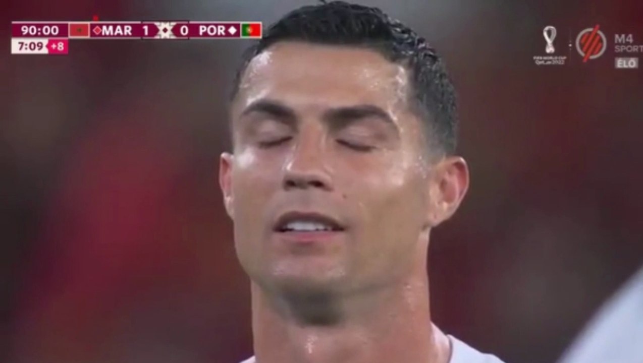 Ronaldo cries after defeat