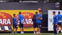 Sem Neymar e com atletas da base Santos treina para o Brasileiro