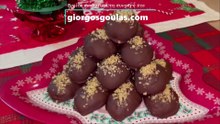 Greek Christmas Honey Cookies with Chocolate Glaze