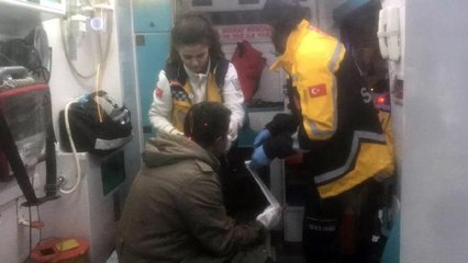 TARTIŞTIĞI MESAİ ARKADAŞININ KULAĞINI KESTİ