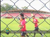 São Paulo realiza primeiros trabalhos com bola