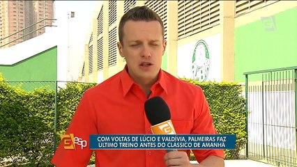 Com reforços, Palmeiras treina pela última vez antes do clássico