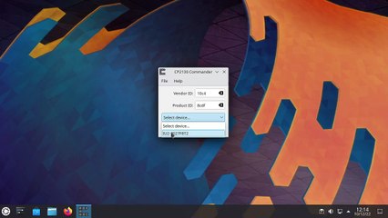 CP2130 Commander: Demonstração da versão 4.0 no Kubuntu 22.04 LTS