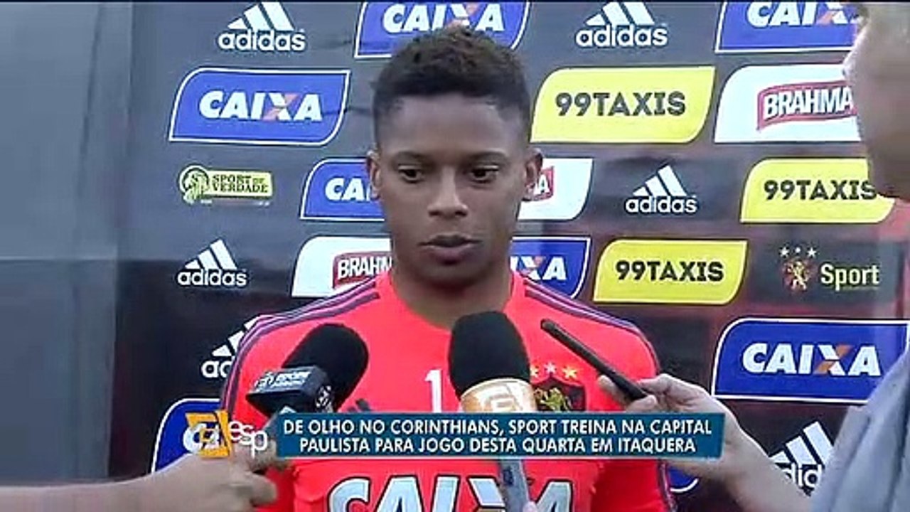 De olho no Corinthians, Sport treina na capital paulista para jogo desta quarta em Itaquera