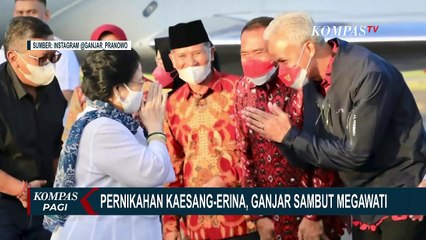 Sambut Megawati di Bandara, Ganjar: Kangen Aja Sama Bu Mega