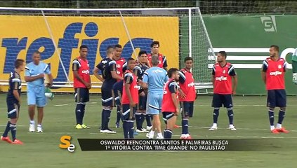 No reencontro de Oswaldo com Santos, Palmeira visita Vila