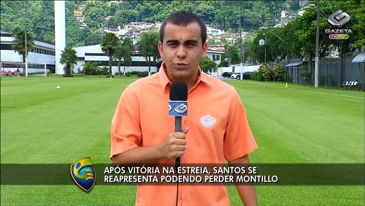 Após vitória na estreia, Santos se reapresenta podendo perder Montillo